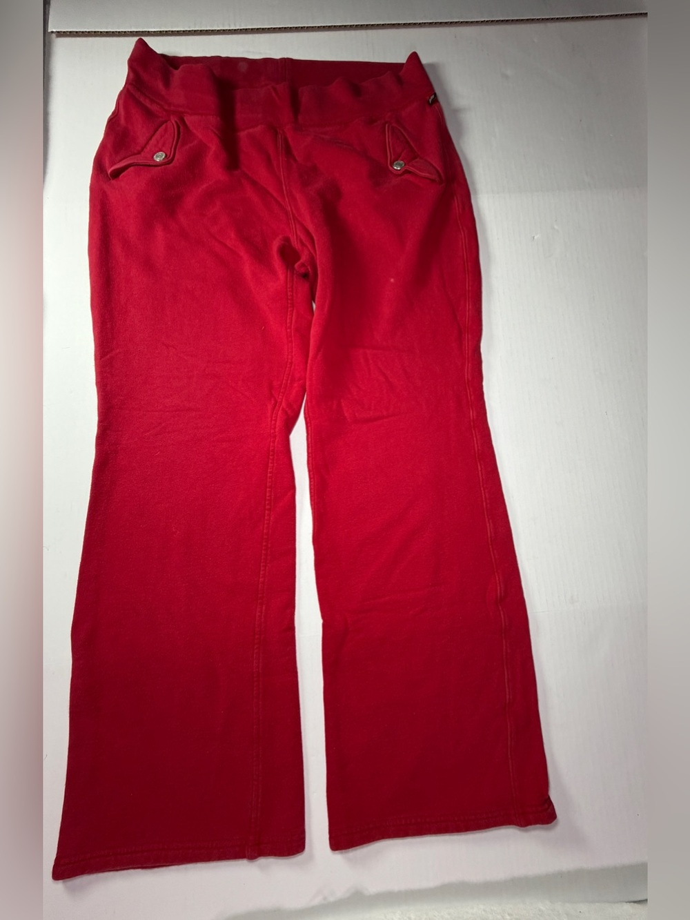 Vintage Y2K Polo Jeans Co. Ralph Lauren Red Knit Pants